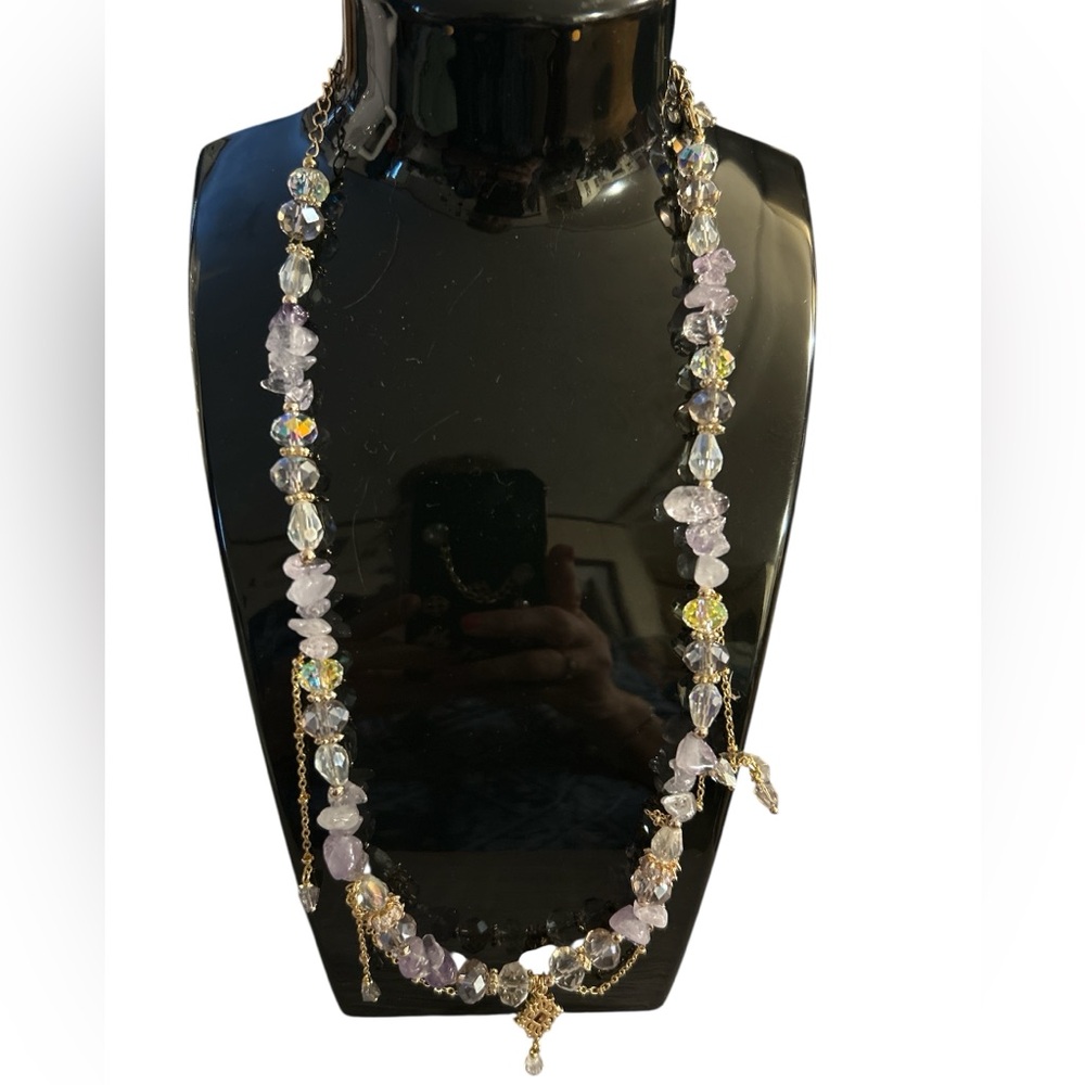 Elegant Multi-Color Beaded Necklace